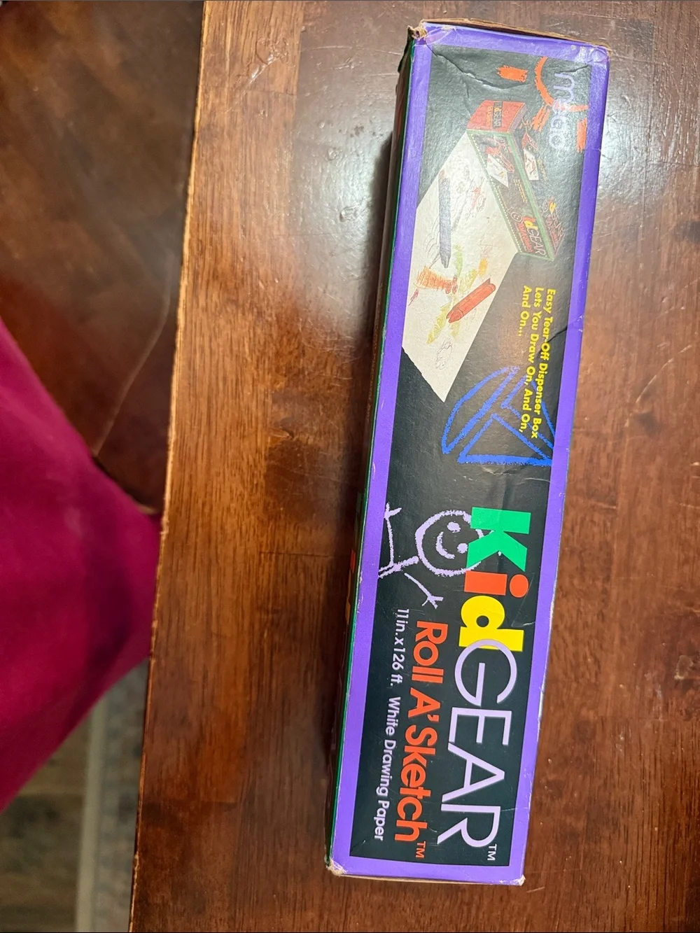 Kid Gear Roll-A-Sketch Continuous Drawing Roll – Green hours of drawing and imag